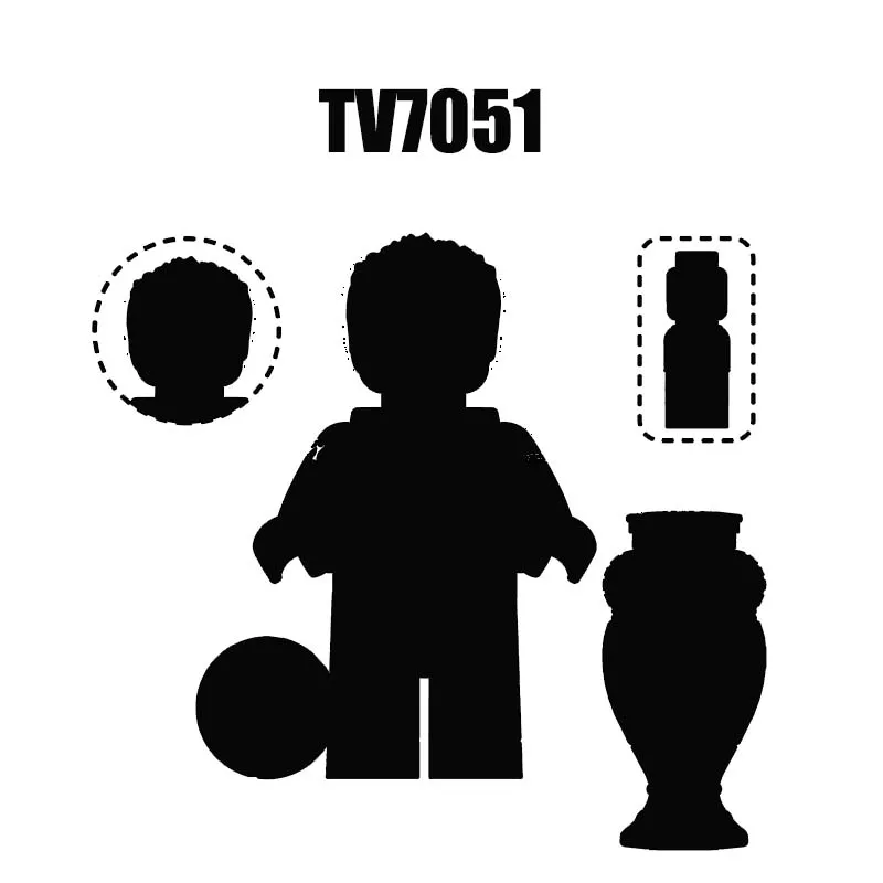 Building Blocks DIY Assembly Model Educational collectible Toys for Kids TV7043 TV7044 TV7045 TV7046 TV7047 TV6507 058