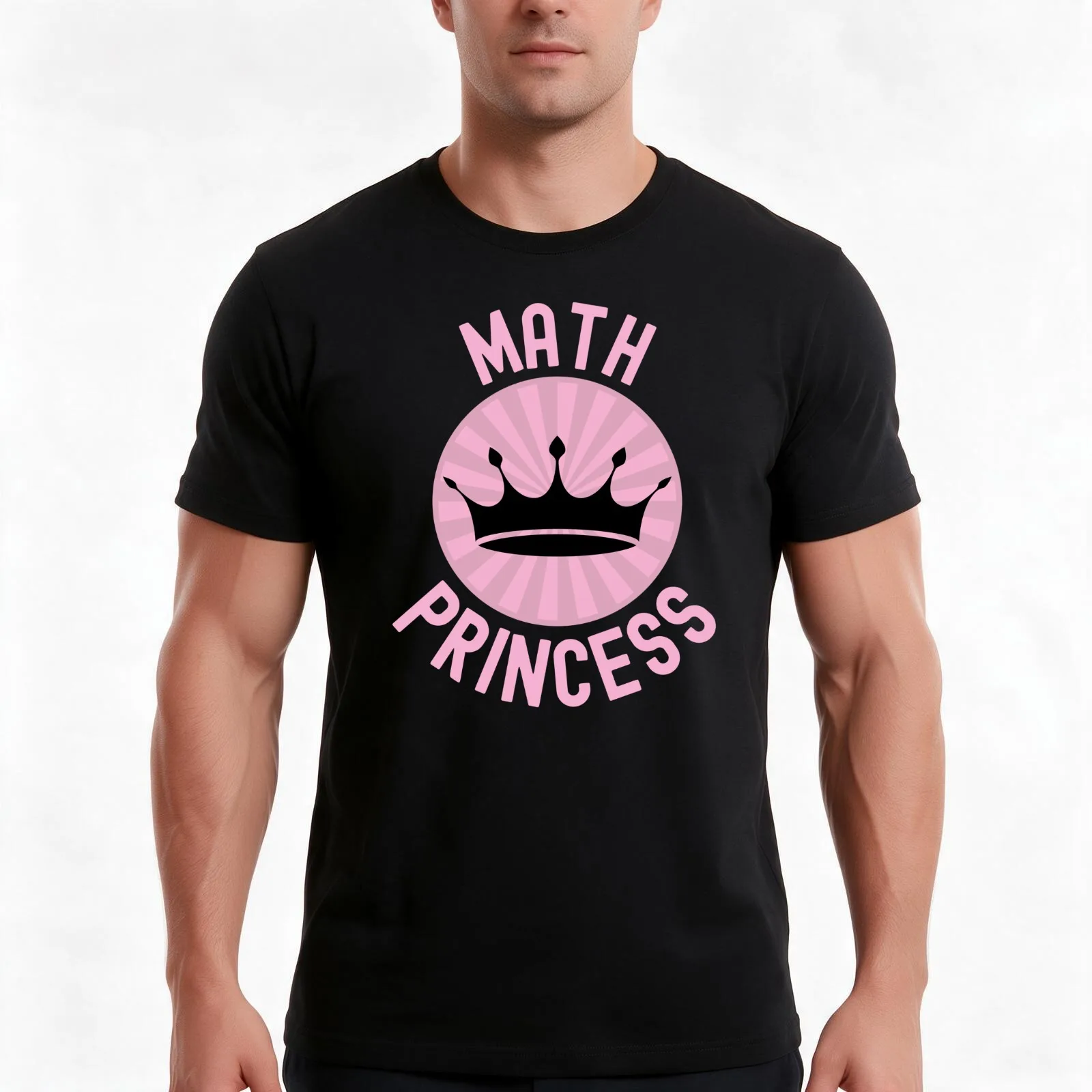 Math Princess - Math Lover, Math Teacher, Professor, Nerd, Mathematics, Statistics, Laboratories T-Shirt, Vintage Graphic Print
