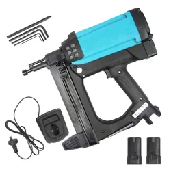 GSR40 Air Nail Gun Cement Steel Nail Gun Air Gun Battery Air Nail Gun Professional Hand Tool Nail GunWoodworking Air Tools