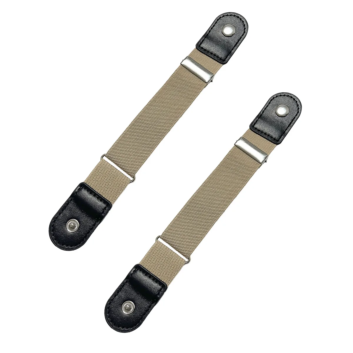 2 Stück verstellbarer, elastischer Gürtel ohne Schnalle, Unisex-Freizeit-Taillenzubehör für Jeans und Hosen – Detail 8