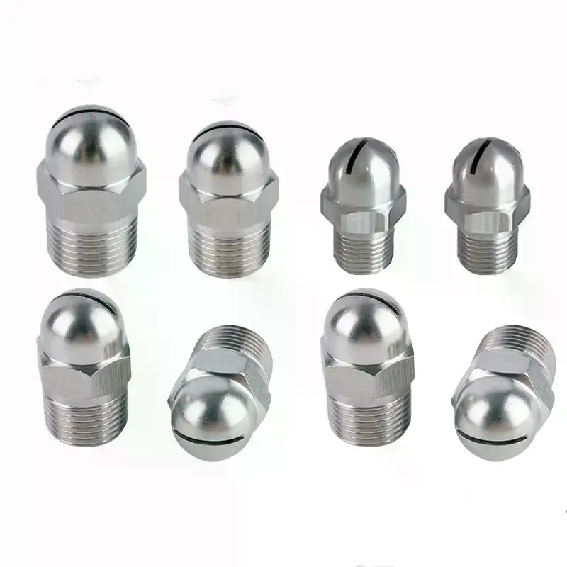 Flat Fan Spray Nozzle BHC Air Knife Blowing Wind Nozzle 1/8'' 1/2'' Slot  Cleaning High Pressure For Industrial Dust Removal