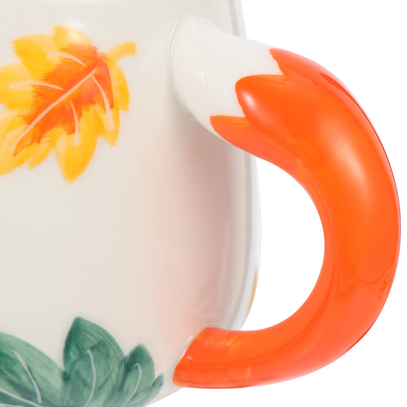 

1Set Cartoon Pattern Ceramic Coffee Mug Milk Cup Household Drinking Mug Thick Handle Gift Holiday Party Decorative Water Cup