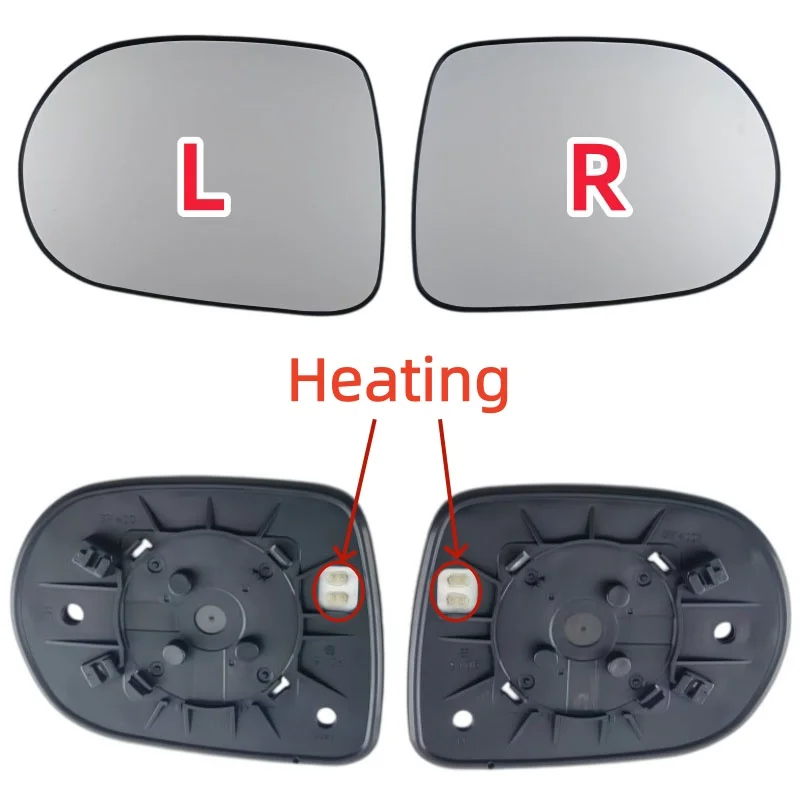 For Lexus RX RX350 RX450H 2010 2011 2012-2015 (Europe Version) High-Quality Car Rearview Mirror Heating Wide Angle Glass Lens