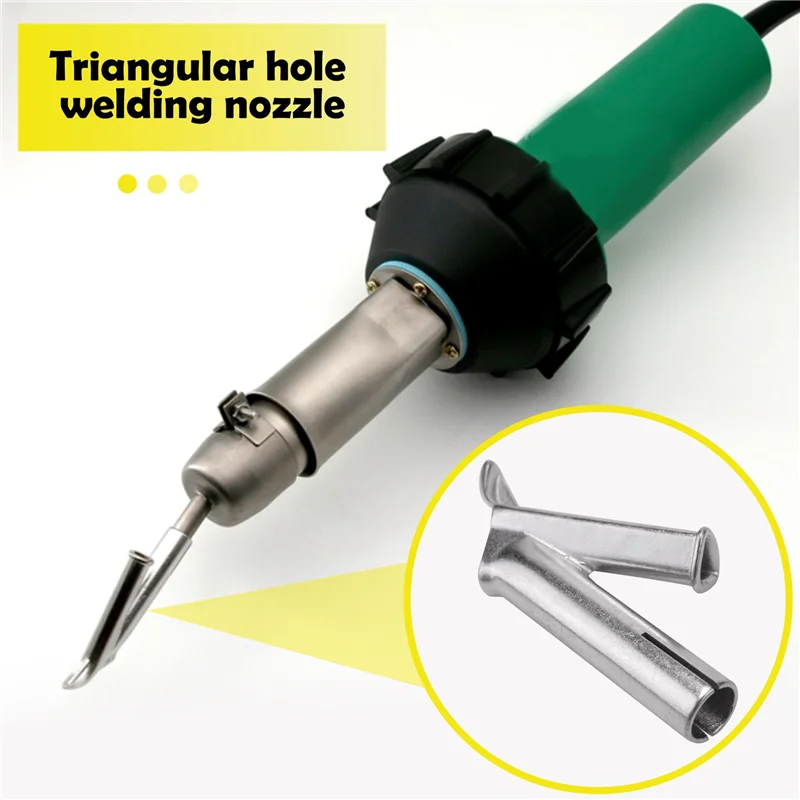 ビニールプラスチック製ホットエアブロワー用の高速溶接ノズル,トリプルコーナーヘッド,yタイプ,4個