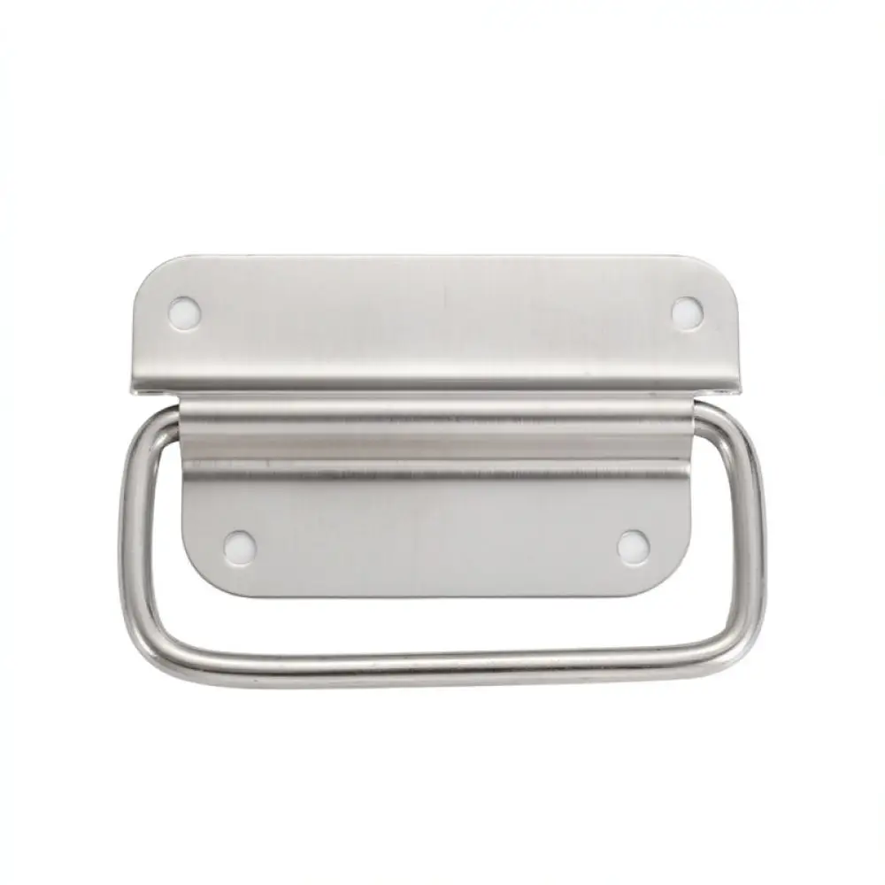 Flush Folding Handle Stainless Steel Hardware For Industrial Equipment Case Pull Tool Box Storage Carry Grip