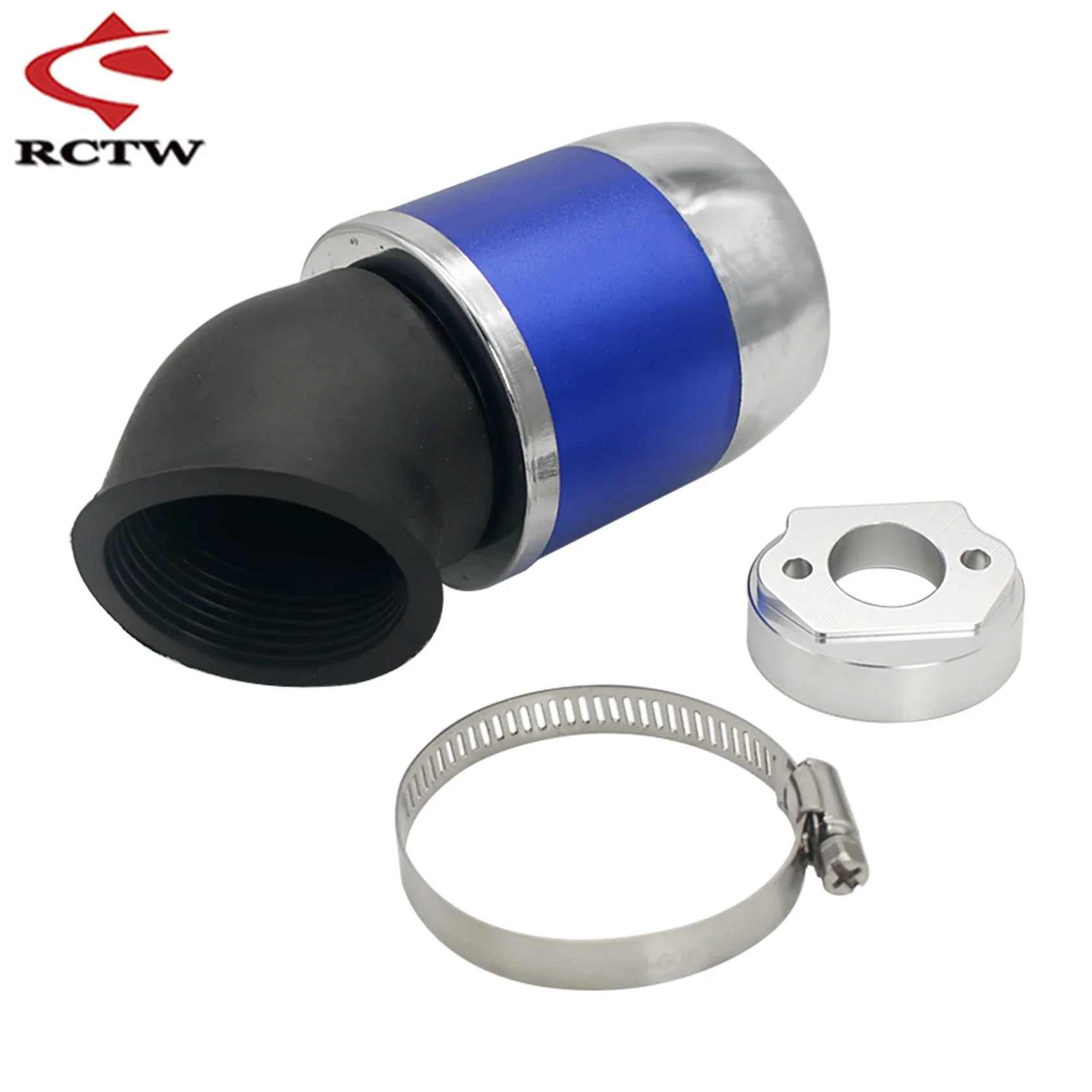 23cc-71cc 엔진 금속 에어 필터 키트 (팬 디자인 포함) 1/5 HPI 로펀 바하 킹 모터 로반 바하 5B 5T 5SC RC 자동차 부품용