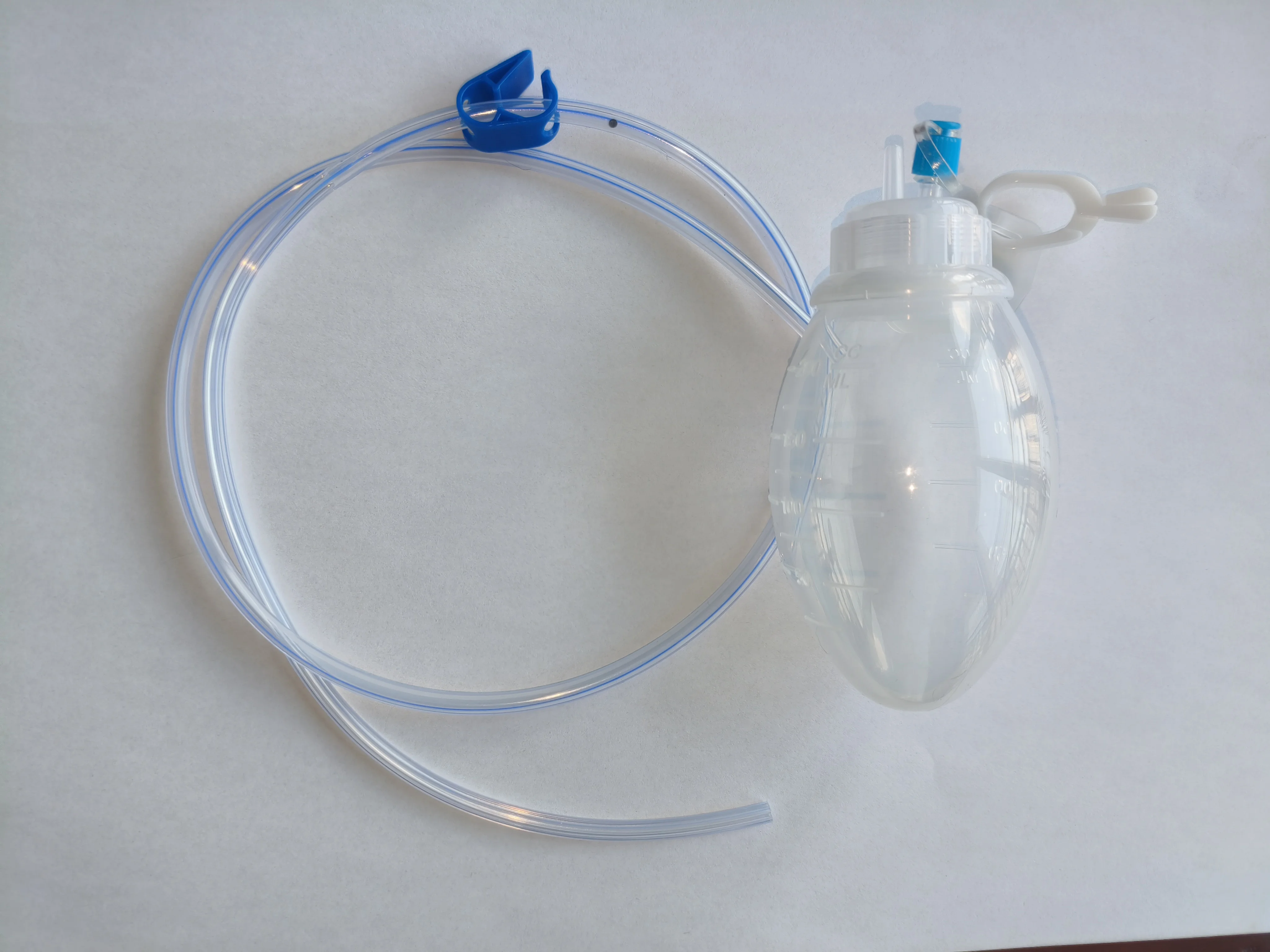 2026 New Disposable Closed Wound System Medical Drainage Tube Flat Drainage Tube