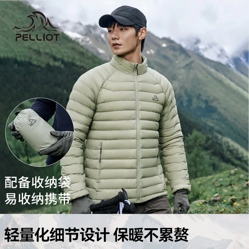 Pelliot 2025 Men Jackets waterproof windbreakers 98% Whitegoose down Jackets Casual Portable winter Coat warm Down Parkas