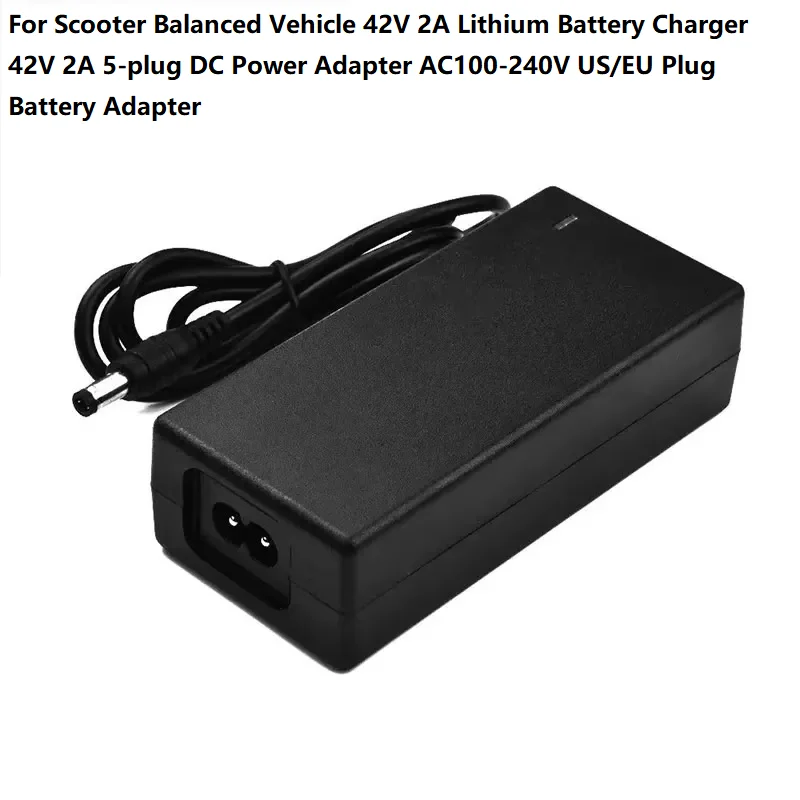 42V 2A DC Netzteil 5-Pin Lithium-Batterie-Ladegerät Austauschbarer Stecker Netzteil AC100-240V EU US Stecker Netzadapter