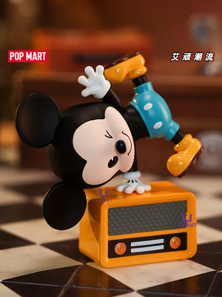 Estatueta Disney Mickey Family Toy, The Ancient Times Series Caixa Cega, Caixa Surpresa de Animais Kawaii, Modelo de desenho animado, Presente Especial, Novo