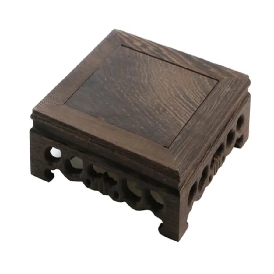 Wooden Carved Display Stand for Home Decoration