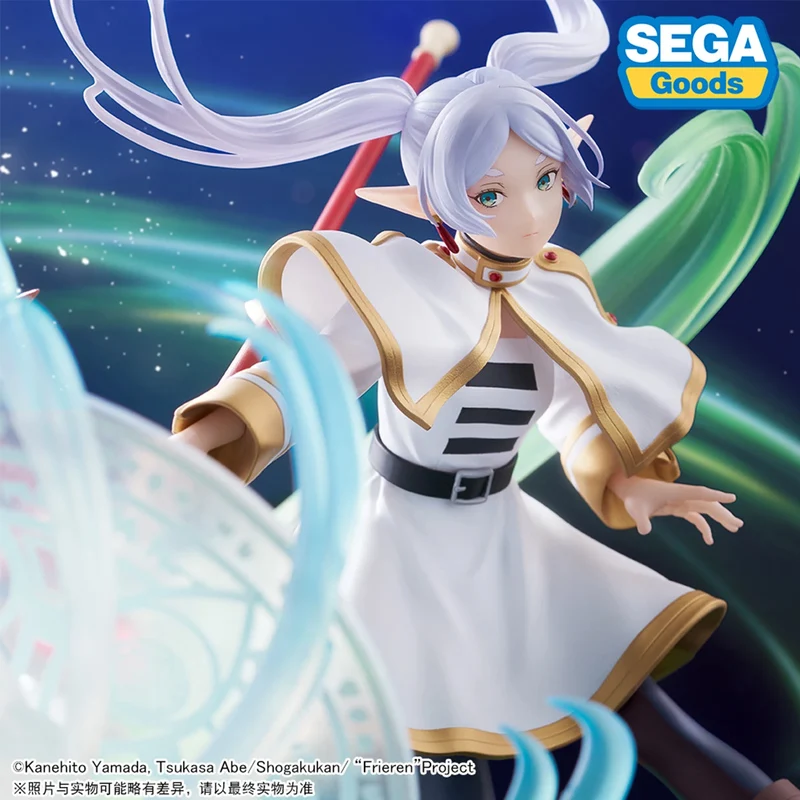 

New 25cm Original Sega Figurizmα Frieren: Frieren At The End Of The Journey Of The Bud Magic Queen Ver. Action Figurines Gift
