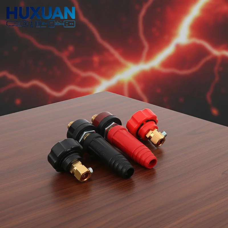 Welding Quick Connector Plug Socket DKJ10-25 DKJ35-50, Insulated Copper Terminal For Arc Welding Equipment