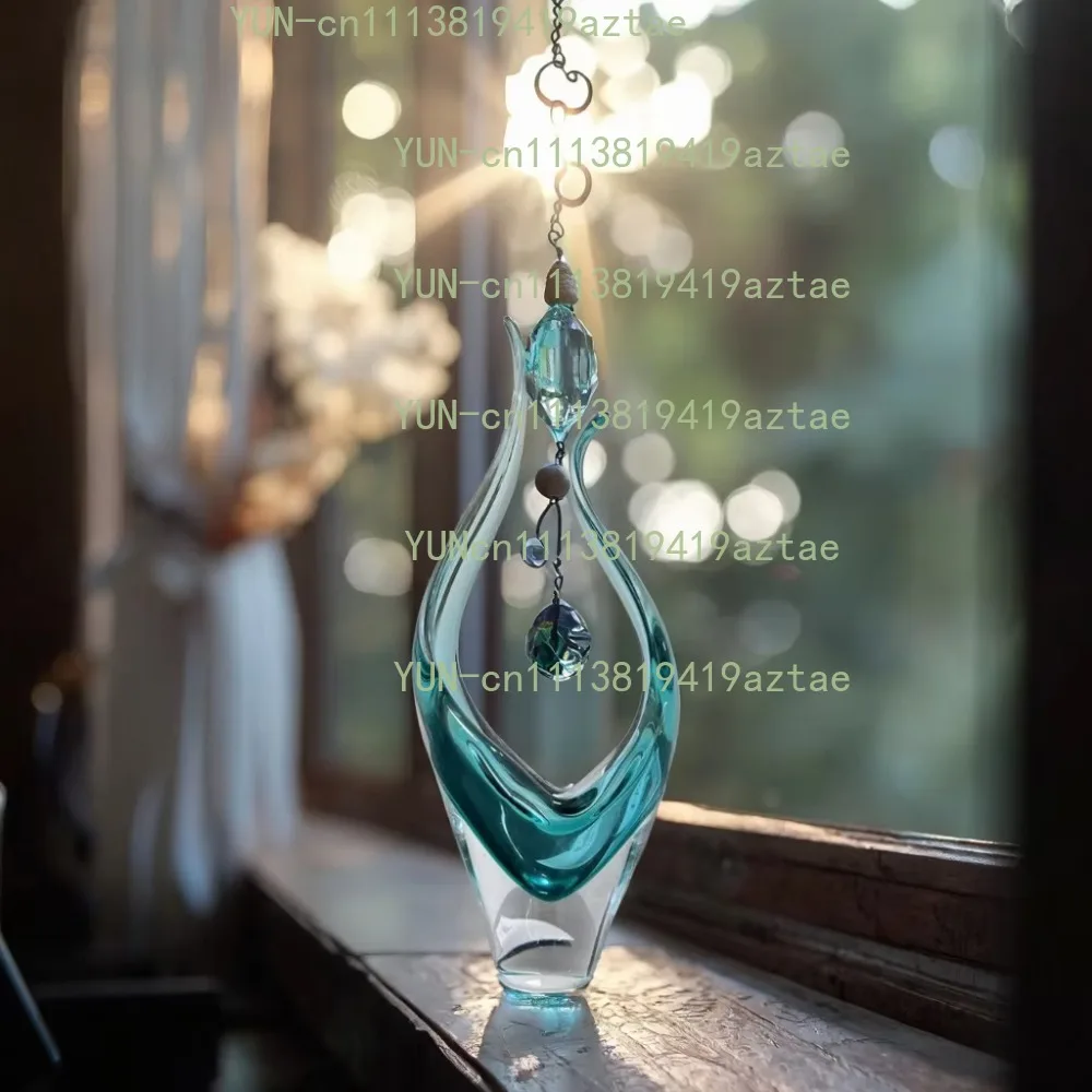 Luxury Crystal Glass Sculpture Art Craft Home Decor Xmas Wedding Halloween Ornament