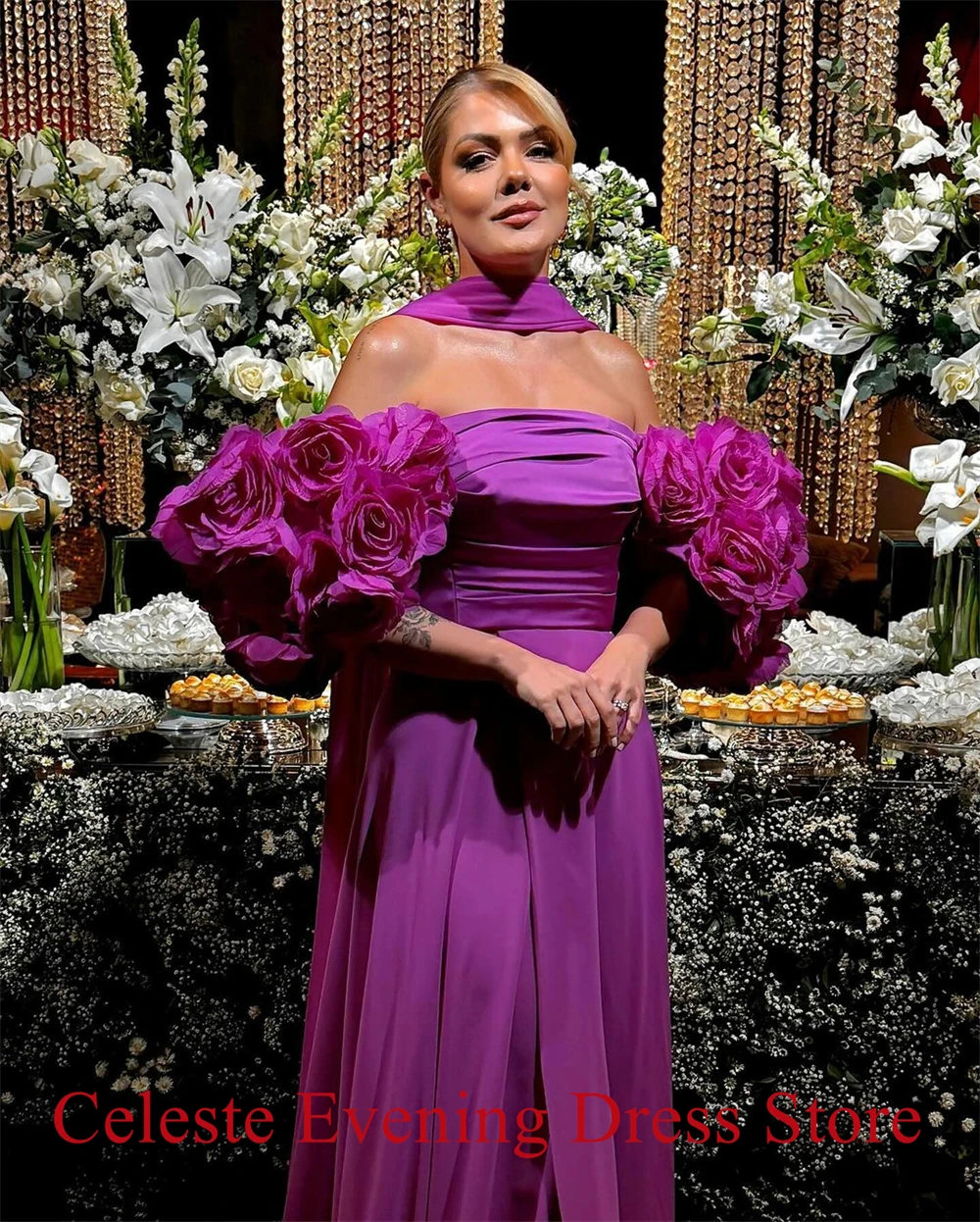 Customized Simple Jersey Evening Dress Elegant Off the Shoulder Sleeveless Homecoming Dresses Classic Special Occasion Gowns