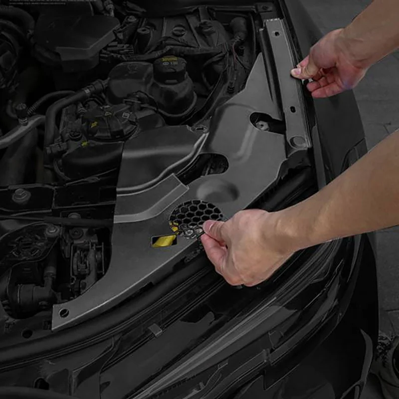 

For-BMW 3 Series G28 G20 2019+ Engine Protective Cover Engine Compartment Protective Cover Headlight Cover Modification—L48A