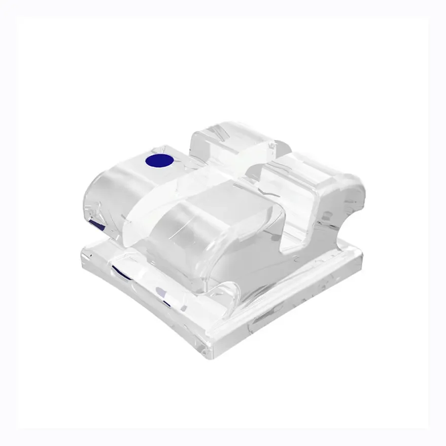 Orthodontic Bracket Edge-wise Bracket with Ceramic Material