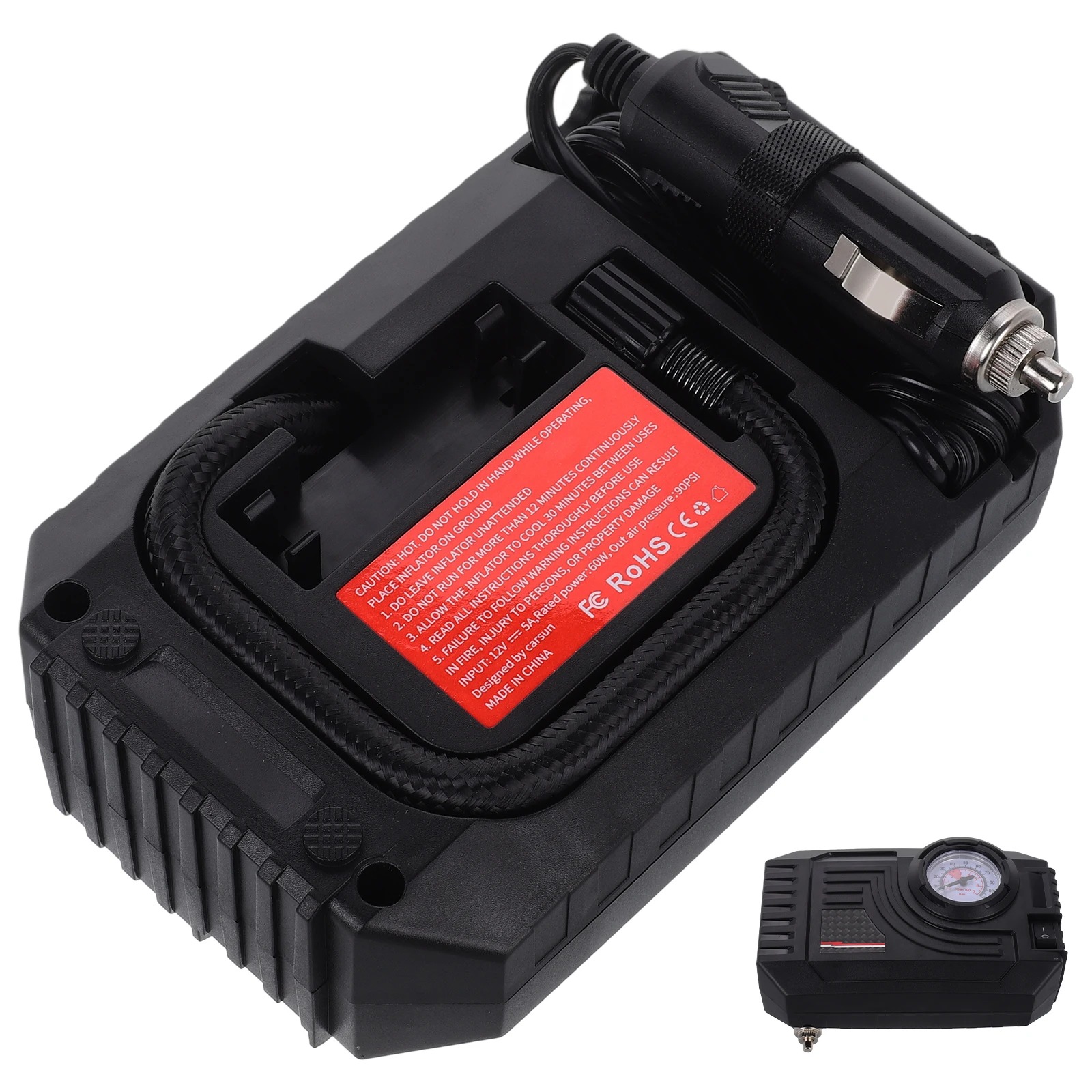 

【】Car Inflator Portable Electric Air Compressor For Car Handheld Vehicle Tire Bike Supply Inflator Pump Replacement Tire