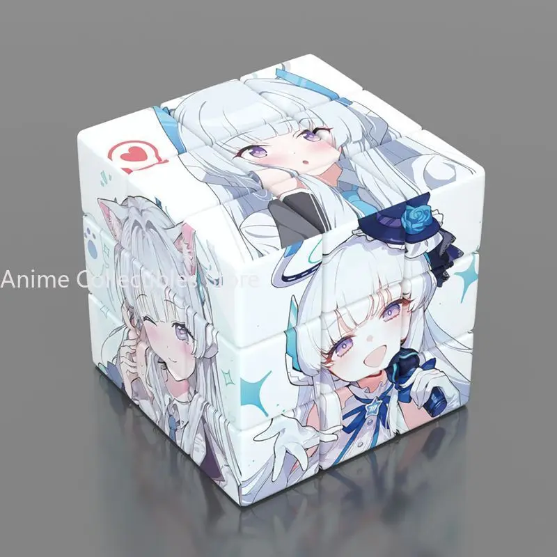 

Интересный магический куб аниме синий архив Ushio Noa Speed Magic Cube головоломка Magico Cubo подарки на день рождения