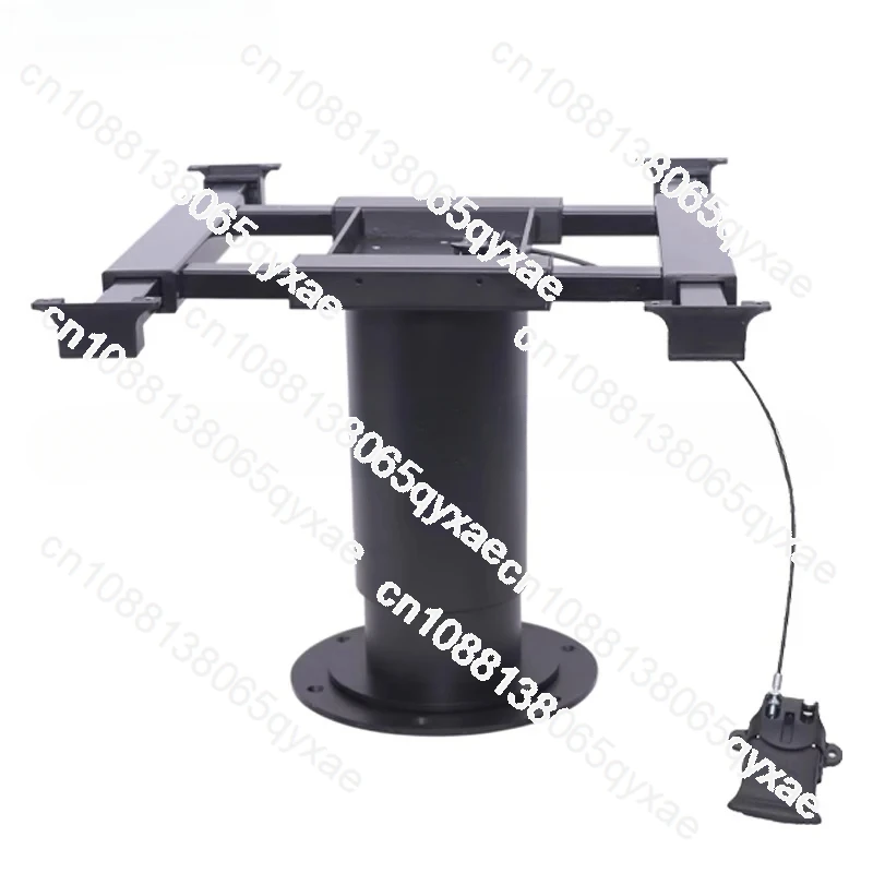 Adjustable Height Table Base, Enables Table Top with Swivel and Slide Function Pneumatic Raised RV Camper Adjustable Table Legs