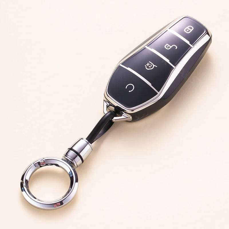 Car interior decoration accessories, car key protective cover DIY cover for BYD KING DM-i 2024 2025