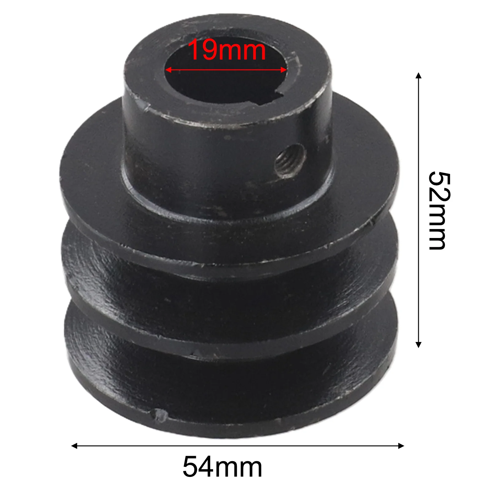 

Engine Maintenance 54*52*19mm A-type V-belt Pulley Engine Performance Pulley Dual Roller Design Easy Installation Design