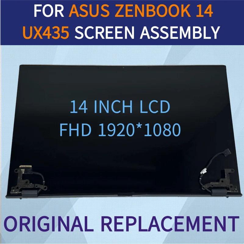 

FOR ASUS Zenbook 14 UX435 UX435EG 14INCH FHD LCD ASSEMBLY SCREEN TOUCH DIGITIZER DISPLAY FULL UPPERPART