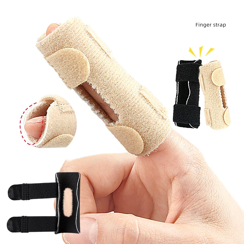 Finger Immobilization Strap Sleeve Self-Adhesive Adjustable Fixation Finger Splint Dislocation Fracture Finger Support Splint