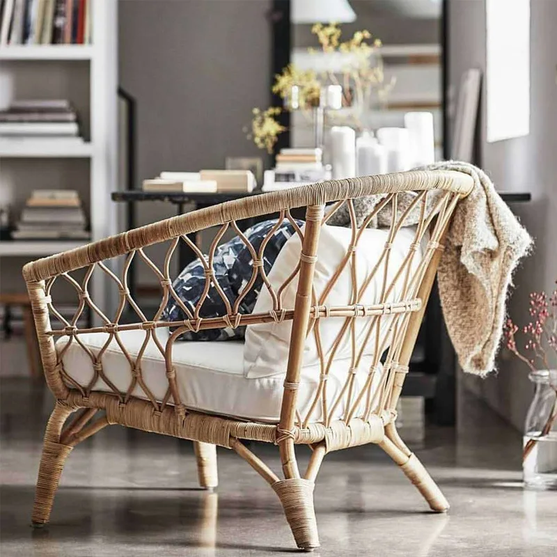 

Nordic single rattan