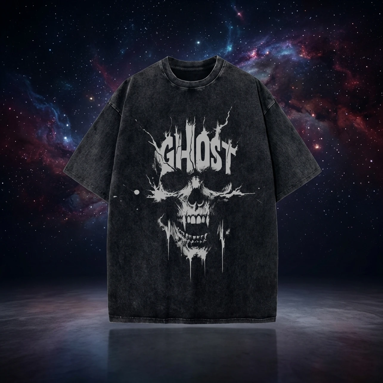 T-shirt noir délavé style rétr - Streetwear Brand Jersey avis et prix