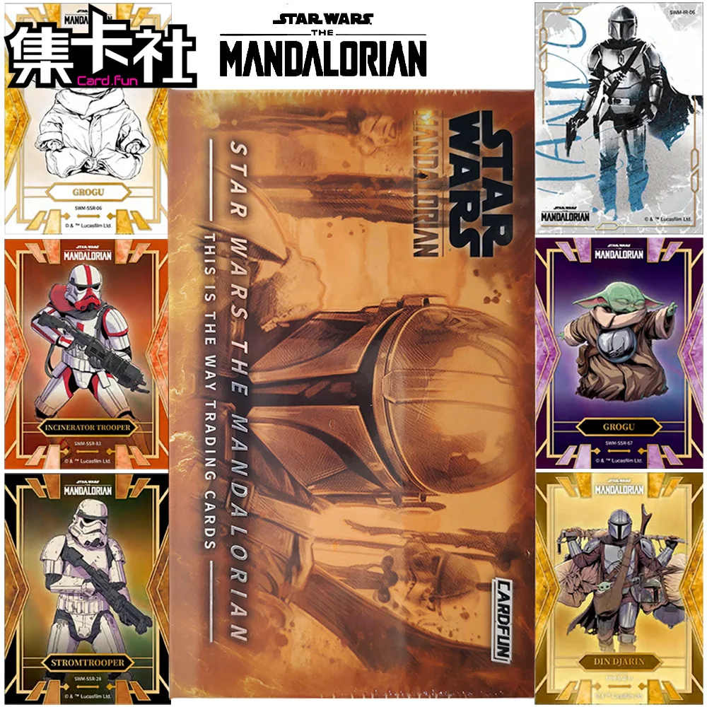 New CARD.FUN Original Star Wars The Mandalorian Collection Card Boy and Girl Like American Science Fiction Movie Character Card