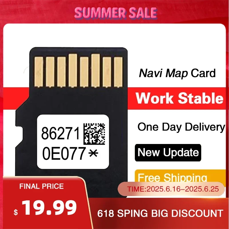 

Для Toyota Corolla PRIUS 4Runner новейшее 86271-0E076, обновление карт, навигация, GPS SD-карта, 2024, подходит для автомобильных аксессуаров