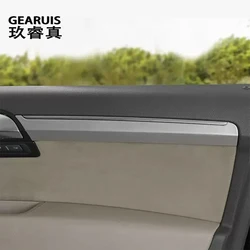 Door handle Frame Auto Door Interior strip Decoration Panel Cover Stickers Trim For Audi q7 4L 2006-2015 Car Styling Accessories