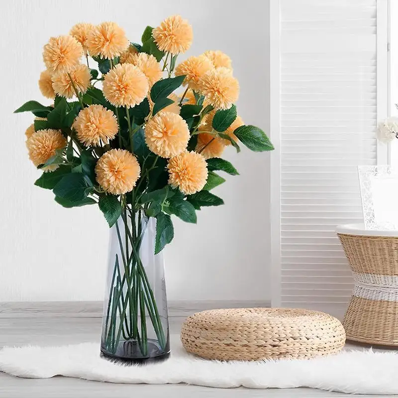 100Pcs 17/25/30cm Artificial Green Flower Stem DIY Floral Material Handmade Wire Stem Accessoies For Wedding Home Decoration