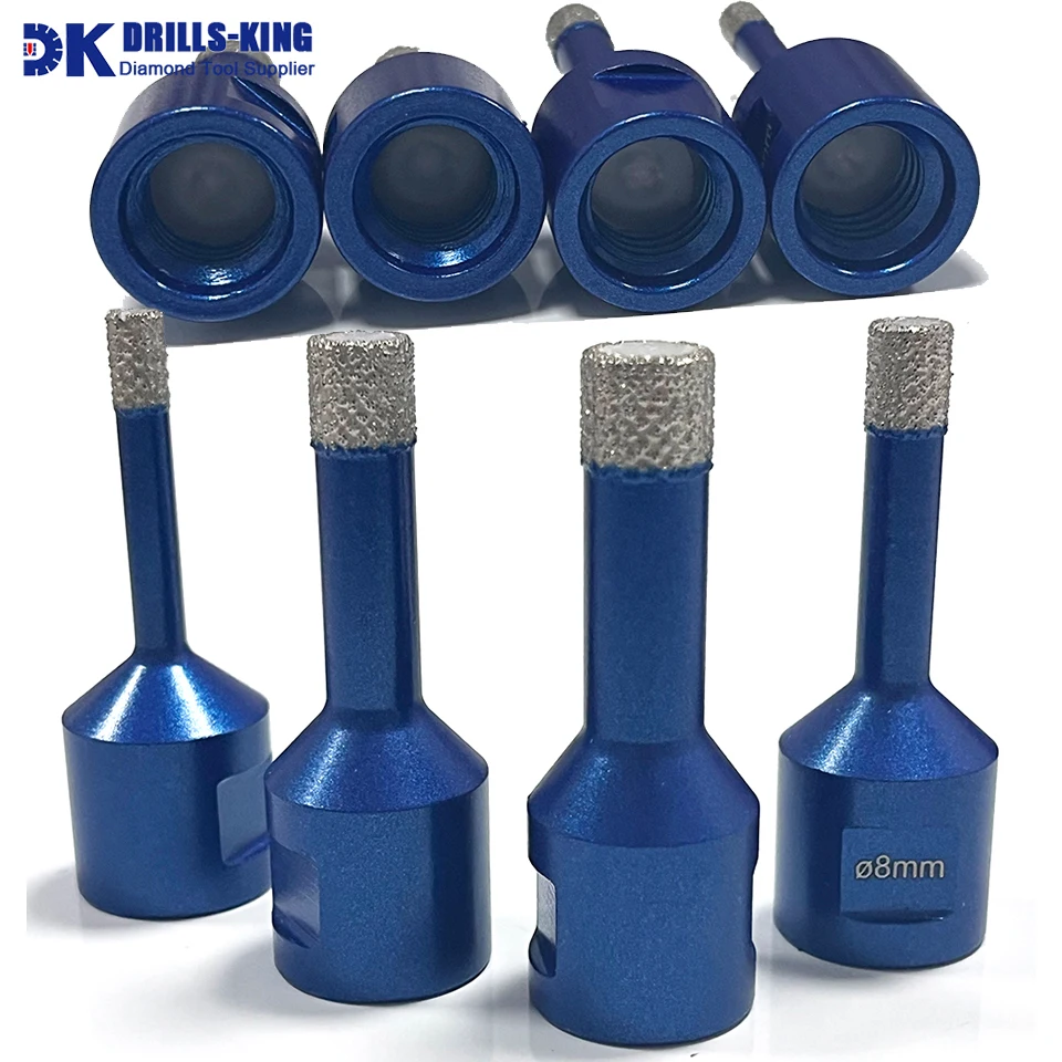 1pc Dia 6/8/10/12mm Diamond Drills Bit Porcelain Tile Cutter Drilling Bit Cuttting For Granite Marble Stone Hole Saw M14 Thread