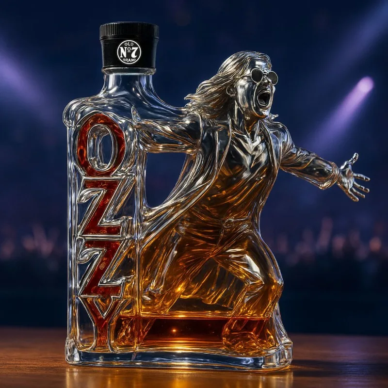Ozzy Osbourne Final Tour Memorial Whiskey Bottle Whisky