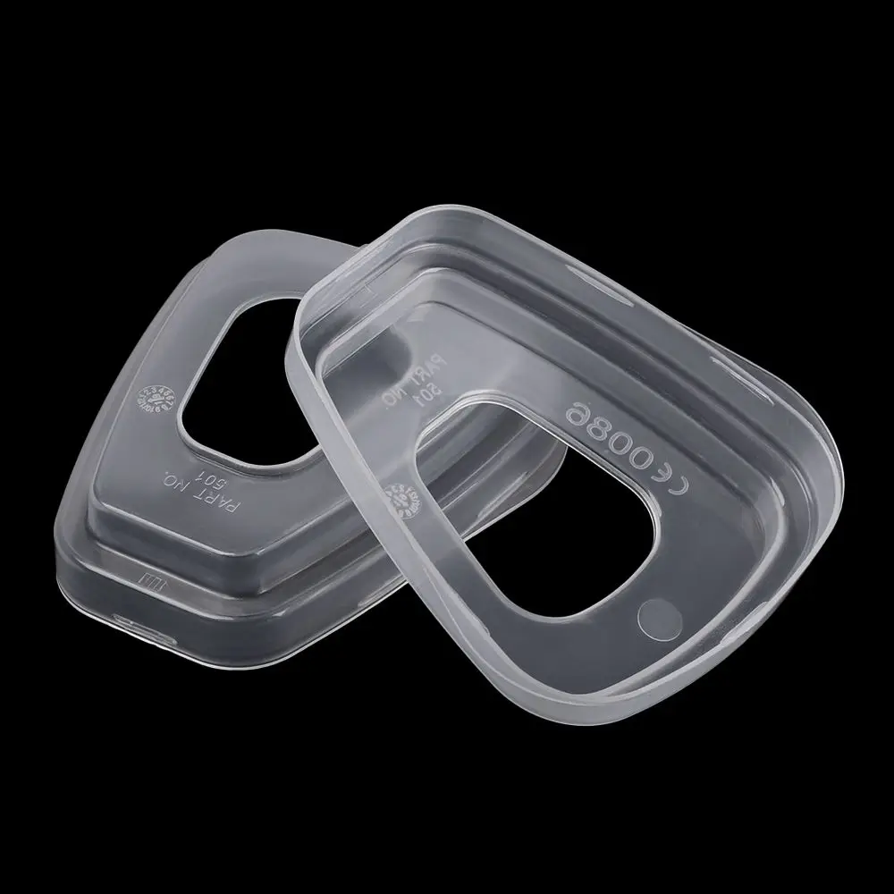 

10PCS 501 Filter Retainer Plastic Cover For 3*M 501 6800 6001 5N11 5P71 7502 6200 Gas Mask accessories