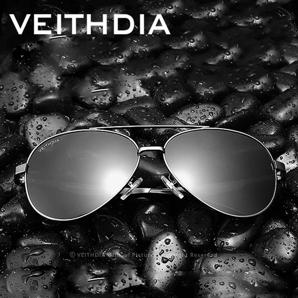 

VEITHDIA брендовые новые защитные солнцезащитные очки, алюминиевые спортивные модные очки-пилоты, поляризационные линзы UV400 для женщин VFH03850