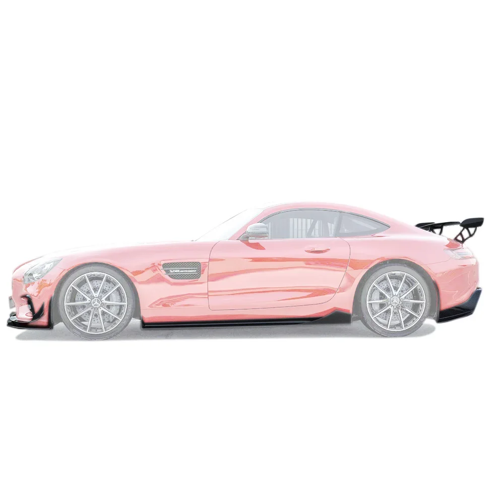 Kit corpo in carbonio secco per Mercedes-Benz AMG GT GTS Anteriore Canards Diffusore posteriore Spoiler posteriore per Mercedes-Benz AMG GT GTS Bodykit