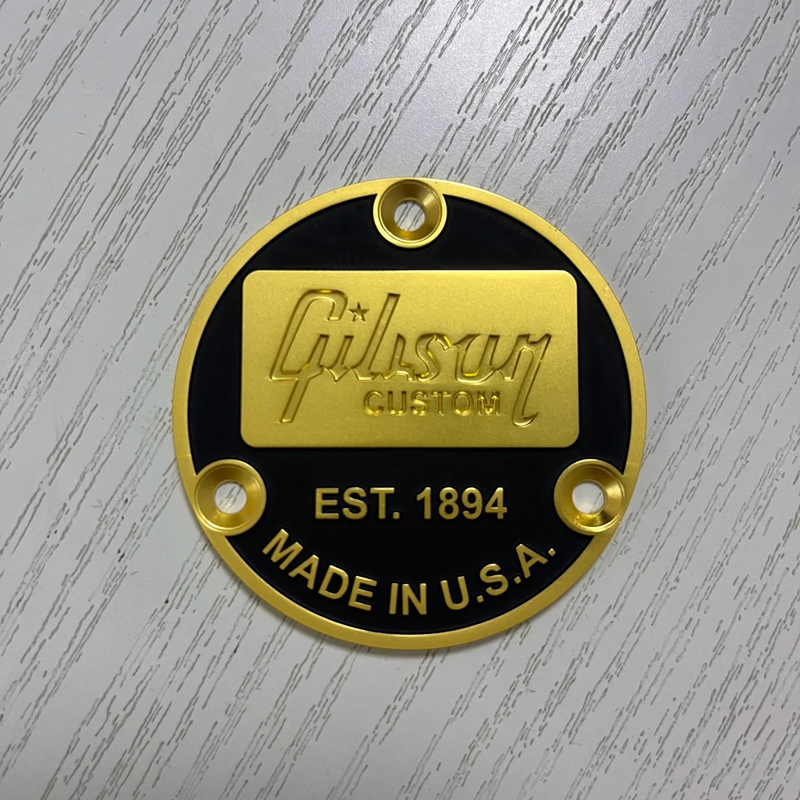 Guitarra Eléctrica Back Cover Custom EST1894 Metal Plate Toggle Switch for LP Guitar Guitar Accessories