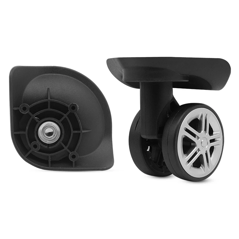 W015 # A-19 A19 A02 A-02 Accessori per valigie per bagagli Ruote universali a doppia fila Trolley Sostituzione riparazione doppia ruota