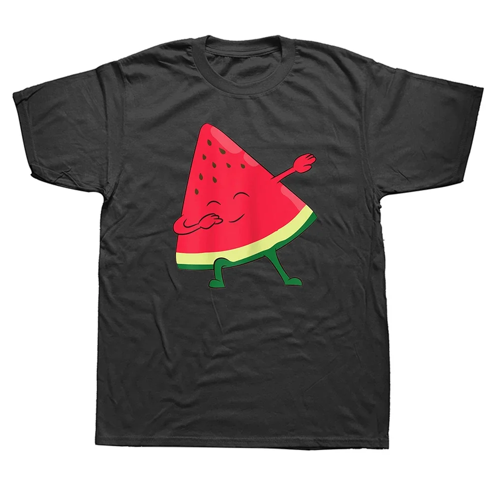 Funny Dabbing Watermelon Kawaii Dab T Shirts Graphic Streetwear Short Sve Summer Fruit Melon Lover Birthday Gifts T-shirt