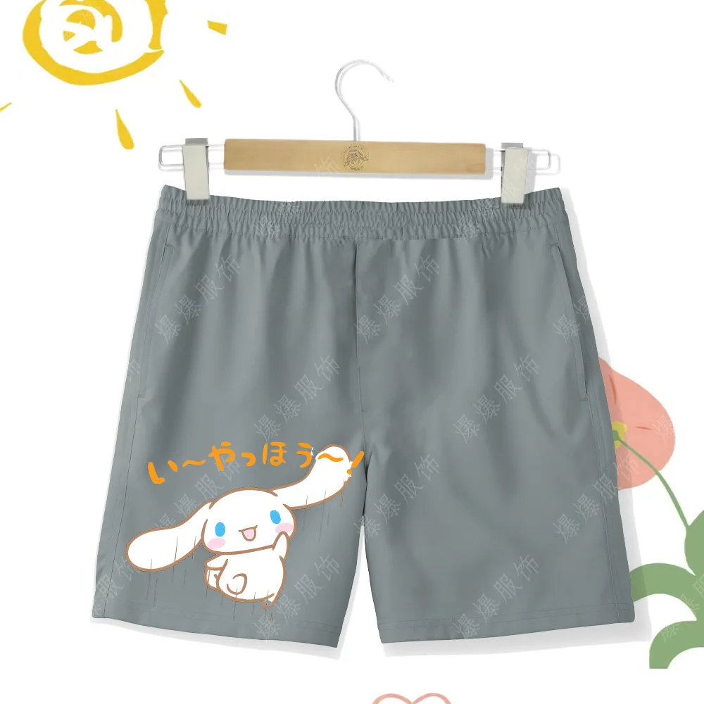 Beach shorts Summer swimming trunks Girls pants Cartoon cute beach shorts quick dry cinnamon dog shorts Sanrio series