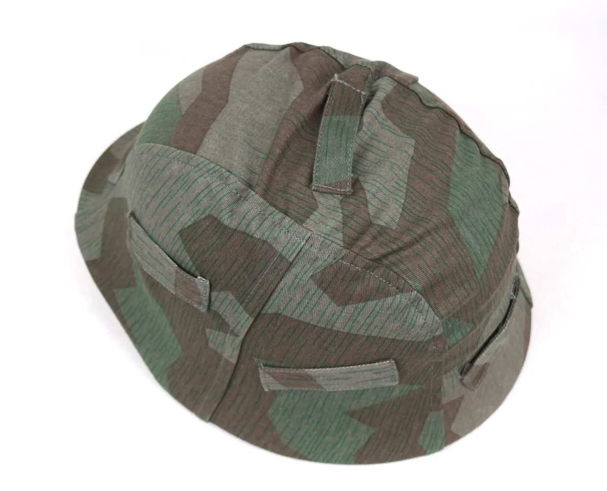 WWII WW2 German Elite Splinter Camo M35 40 Field Helmet Cover Reproduction
