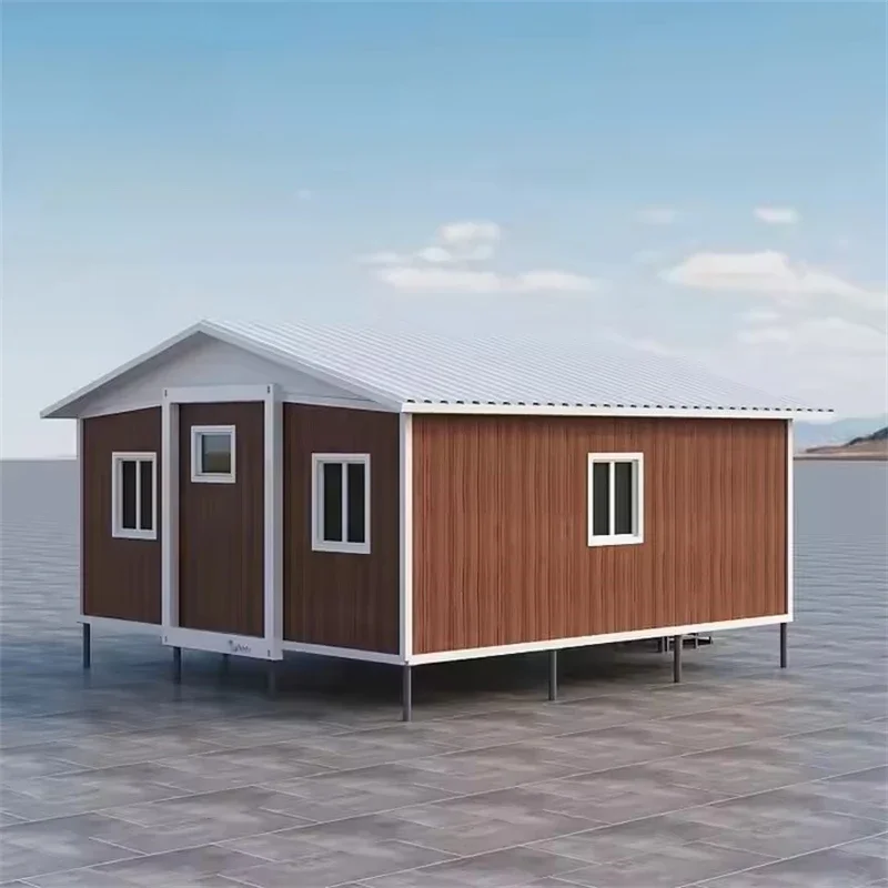 Prefab Tiny House Storage Double-wing Folding Expansion Container House Folding Room Multifunction Folding Room Dining America