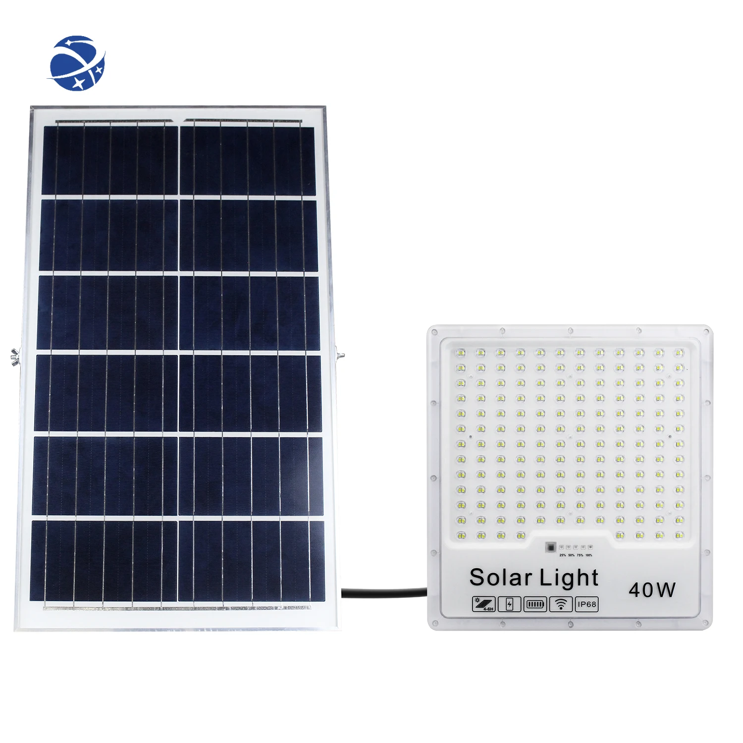 2023 Hot Selling Solar Flood Light LED Waterproof High Performance Outdoor Light Patio 40W Led Solar Light Multi-function