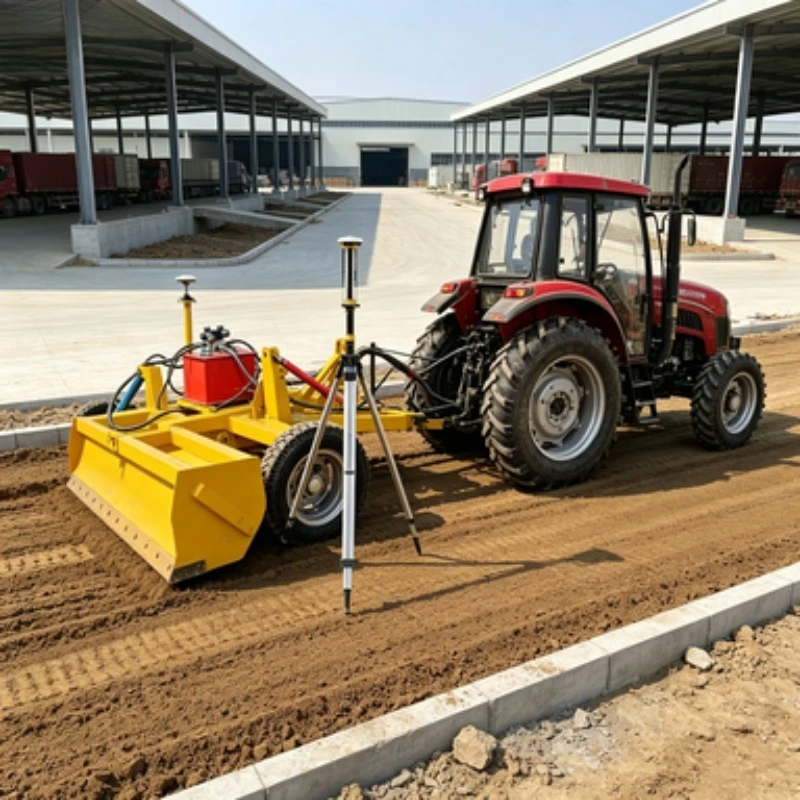 Durable Land Leveling Laser Grader and Scraper Set, High‑Capacity Frame with Maintenance‑Free Bearings for Maximum Germination