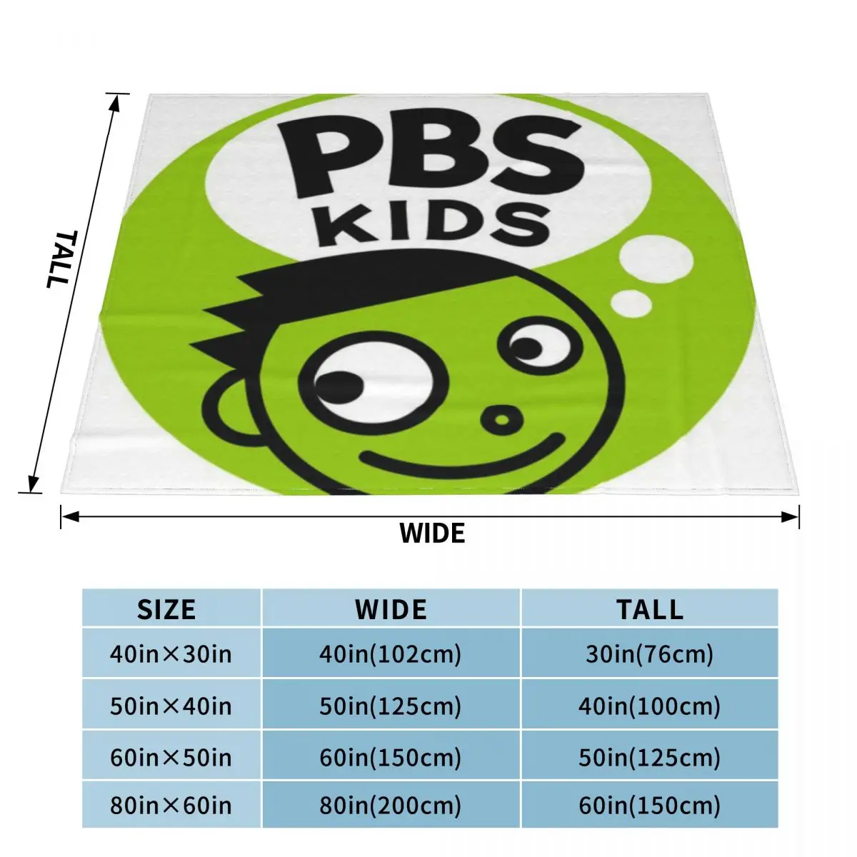 Pbs Kids Nostalgia An Ultra-Soft Micro Fleece Blanket