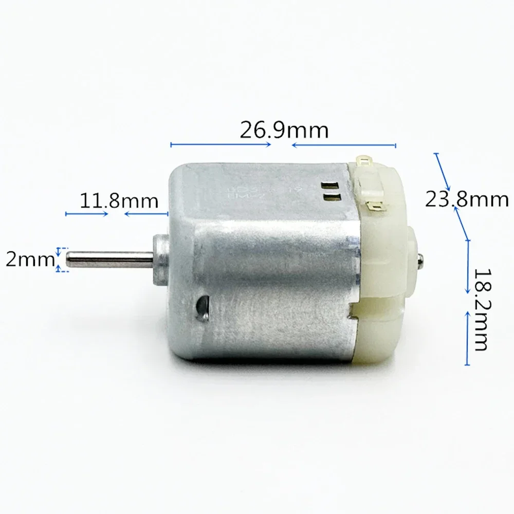 Mabuchi FC-260SA-13340 Motor DC 3V 6V 12V 8500RPM High Speed Mini 260 Carbon Brush Electric Motor DIY Toy Car Model Accessories