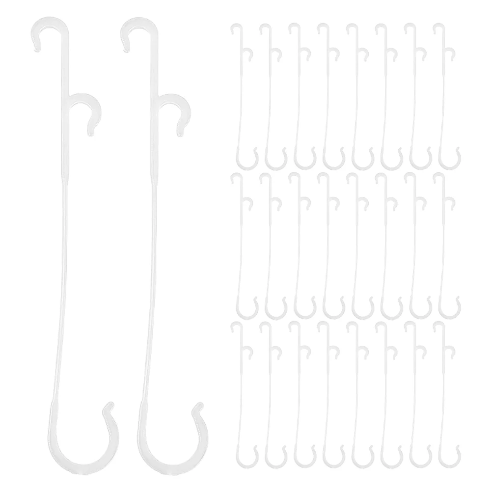 100pcs Tomato Vegetable Support Clips Reusable Plastic Gardening Plant Hooks Climbing Vine Binders Sturdy Easy Install